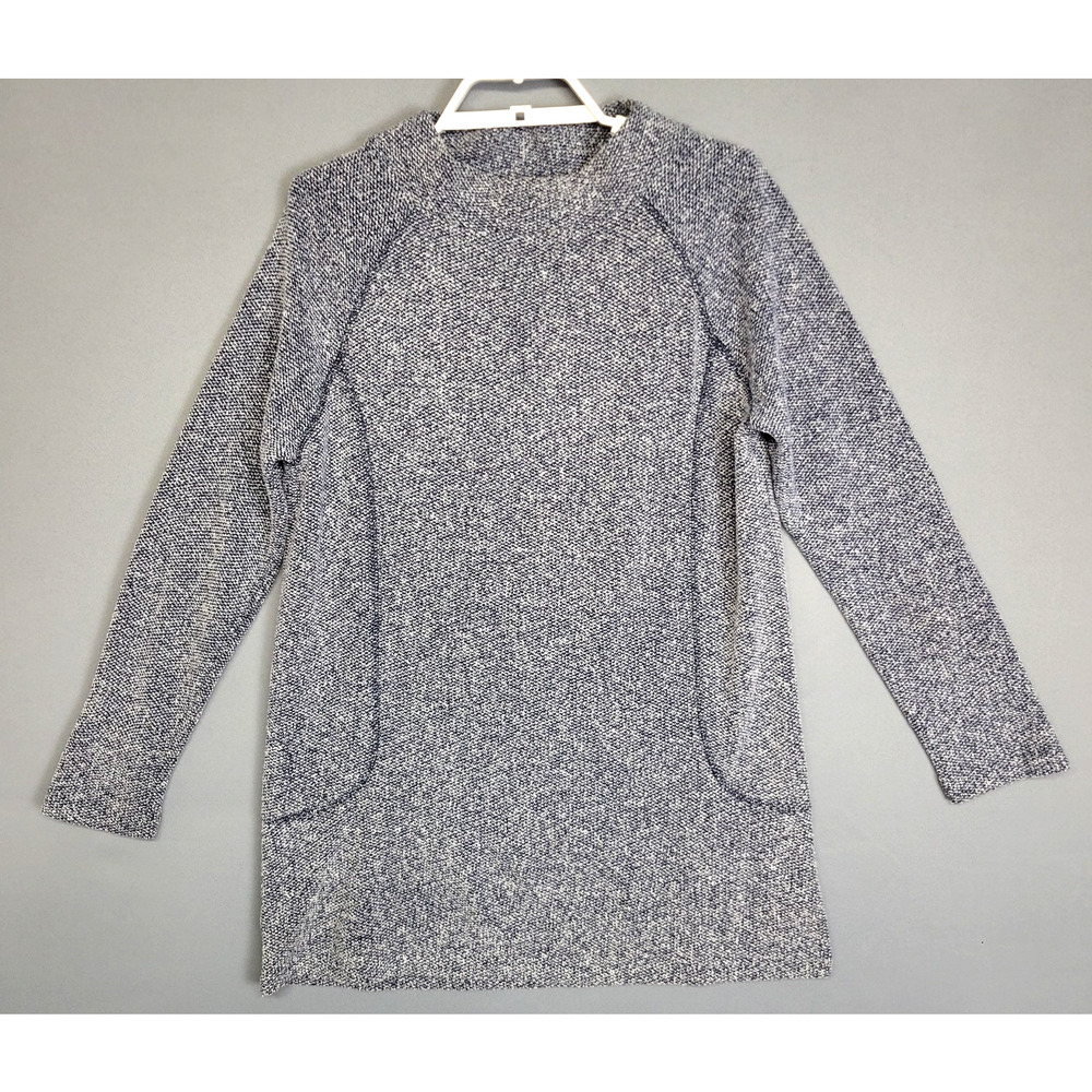 T by Talbots Sweater Womens Small Textured‎ Knit Pullover Long Sleeve Pockets